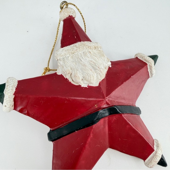 Kurt Alder Santa Claus Star Christmas Ornament Resin Folk Art Country Farmhouse - Picture 7 of 12